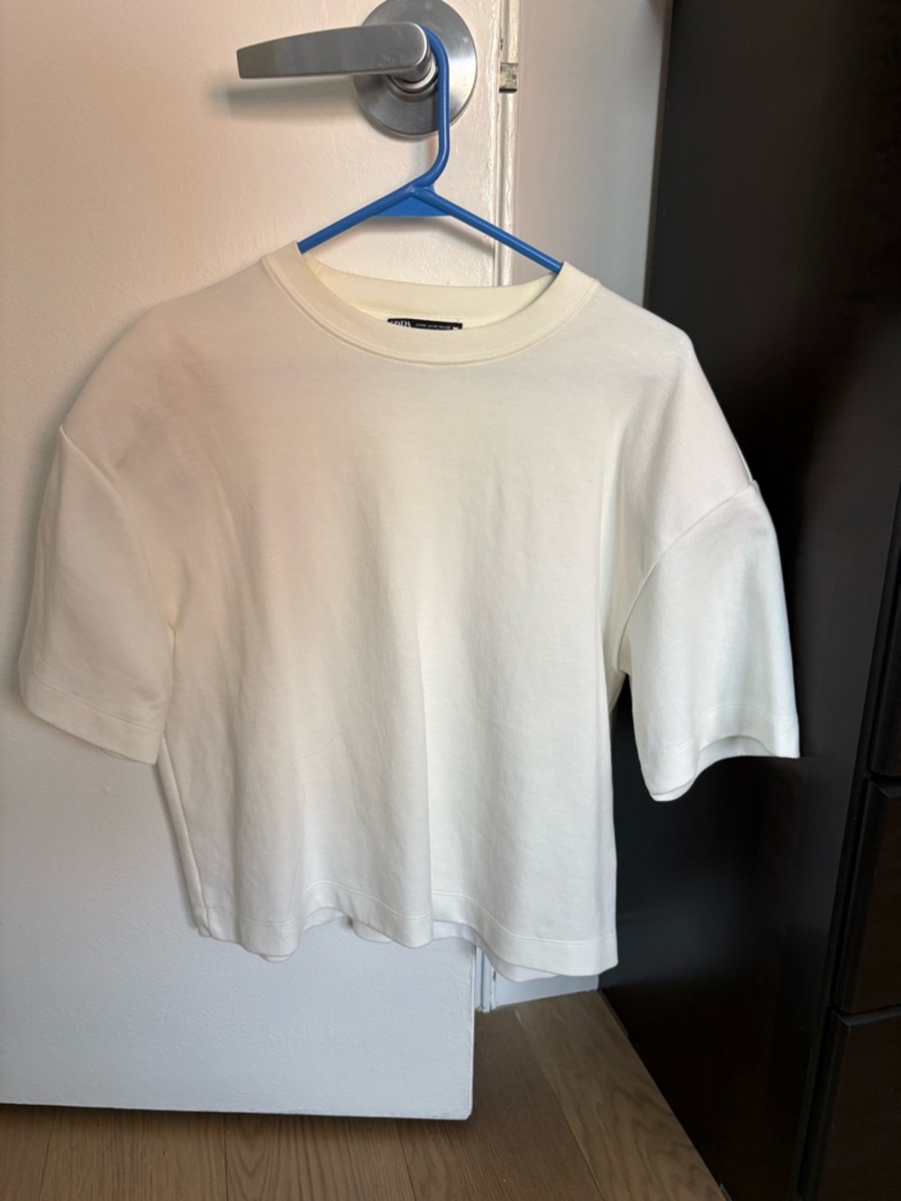 Zara tshirt with shoulder pads - size medium